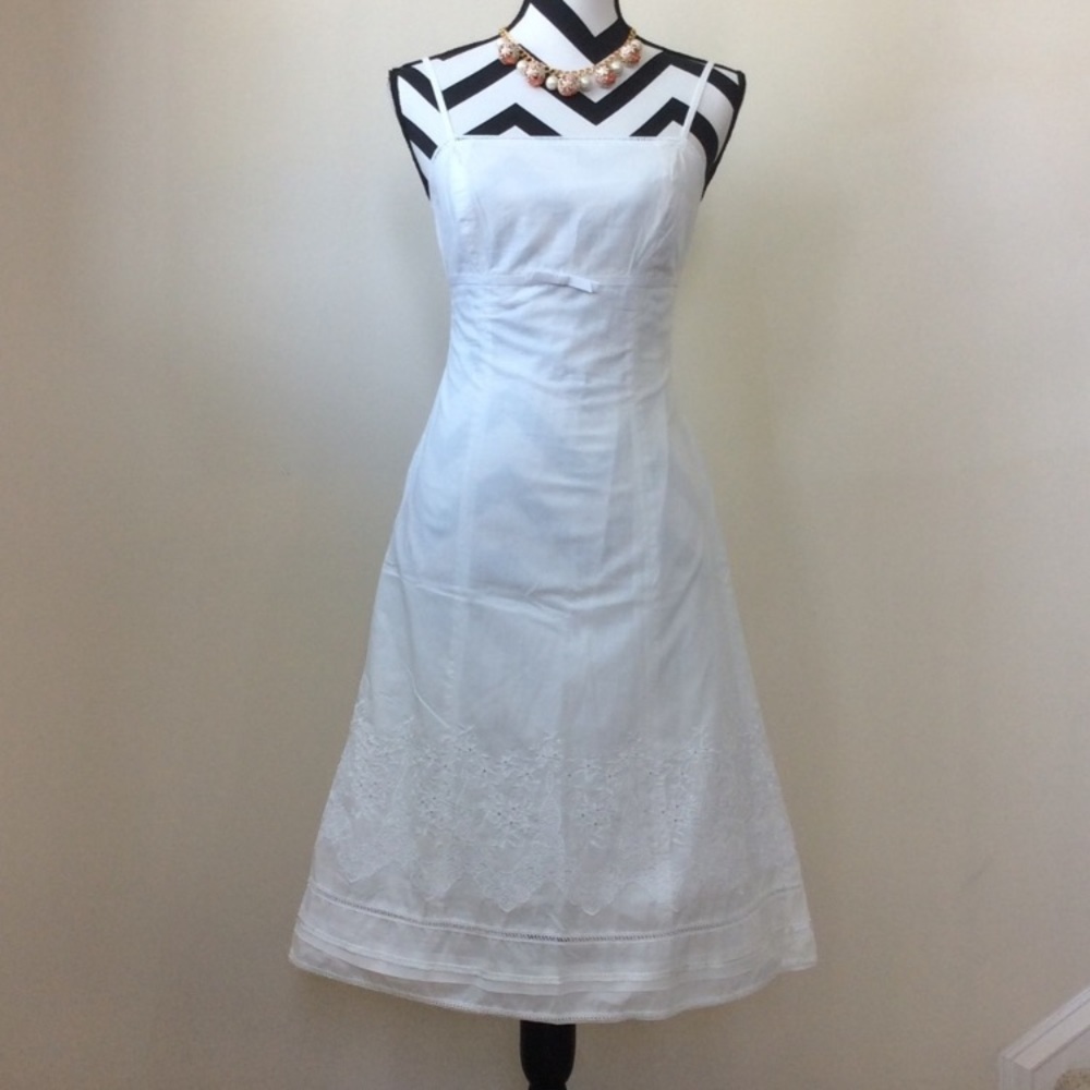 Express Sleeveless White Dress - Picture 1 of 8